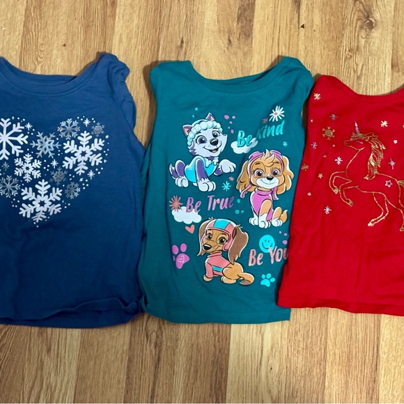 Various Other - Long Sleeve Tee Bundle of 3, Winter/Christmas Theme Girls Size 2T